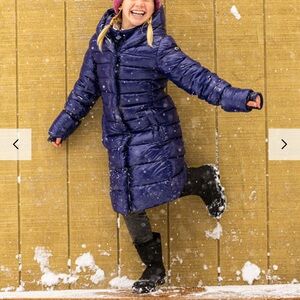 Stylish Black Kids Puffer Jacket